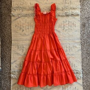 Smocked Agatha Midi Dress by Lisa Says Gah